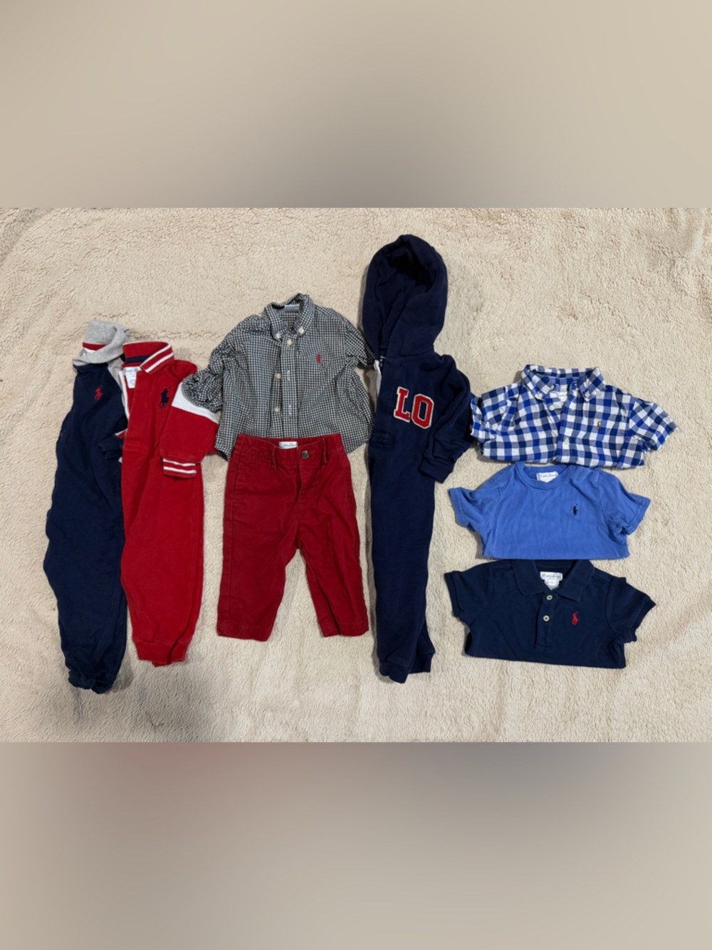 Polo by Ralph Lauren Baby Boys 6M & 9M Clothing Bundle